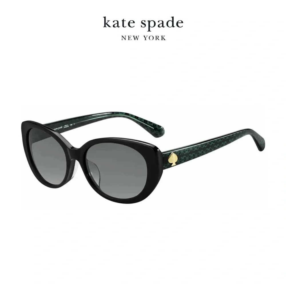 KATE SPADE NEW YORK Black Everett Cat Eye Sunglasses NWT